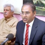 Deputy High Commissioner of Bangladesh Mehbob-ul-Aalam address to media persons at Press Club