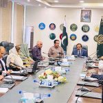 Interior Minister Rana Sanaullah Khan chairing a meeting with Tehreek Labaik Pakistan. Minister of State for Interior Abdul Rehman Kanju is also present on the occasion