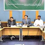 Chairman Special Committee on Affected Employees Mr. Qadir Khan Mandokhail chairing committee meeting at Parliament Lodges
