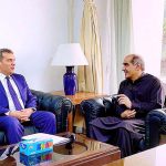 Ambassador of Azerbaijan Khazar calls on Federal Minister for Aviation Khawaja Saad Rafique