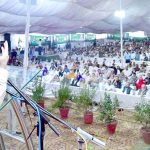 Prime Minister and President PML-N Muhammad Shehbaz Sharif attends the PML-N's General Council meeting in the party's secretariat