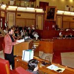 Balochistan Minister for Finance Engineer Zmarak Khan Achakzai presenting annual budget of 2023-24 in session of Assembly while Balochistan CM Mir Abdul Quddus Bizenjo present on the occasion