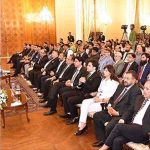 President Dr. Arif Alvi addressing the 3rd Lahore Chamber of Commerce and Industry (LCCI) IT Excellence Recognition Ceremony at Aiwan-e-Sadr