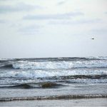 High tides seen at sea view, as a red-alert has already been issued in view of cyclone 'Biparjoy