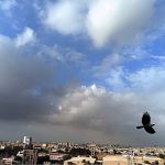 A view of clouds hovering over the skies of Provincial Capital