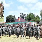 Prime Minister Muhammad Shehbaz Sharif interacts with soldiers on the occasion of Eid ul Adha in Parachinar, Khyber Pakhtunkhwa.