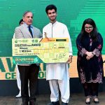 Prime Minister Muhammad Shehbaz Sharif distributing PM’s National Innovation Award among the successful candidates