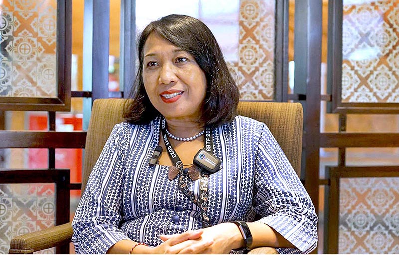 Indonesian Deputy Minister for Tourism and Economic Creativity, Ni Made Ayu Marthini has said that Indonesia and Pakistan have strong bilateral relations and cultural similarities, providing tremendous opportunities for both countries to promote bilateral tourism, mutual trade and ensure investment opportunities in the hoteling sectors during an interview with APP. (Match the photo with APP story slugged “Indonesia-Pakistan Strong bilateral ties, cultural similarities with Pakistan can promote Tourism, Trade: Indonesian Deputy Minister”), already been released