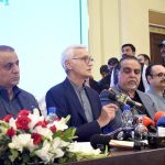 Senior Politician Jahangir Tareen announces new political party named ‘Istehkam-e-Pakistan Party’ (IPP) during a press conference