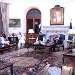 Governor Punjab Muhammad Baligh Ur Rehman meeting with a delegation of lecturers and rectors of private sector universities
