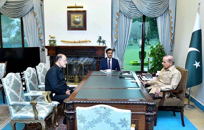 Advisor to PM Sheikh Rohale Asghar calls on Prime Minister Muhammad Shehbaz Sharif