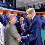 Prime Minister Muhammad Shehbaz Sharif meets US Presidential Envoy for Climate John Kerry on the sidelines of Summit on a New Financing Pact being held in Paris