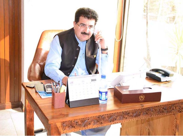 Chairman Senate, Muhammad Sadiq Sanjrani through a telephonic contact with newly elected Speaker of Grand National Assembly of Turkiye, Numan Kurtumulus exchanging views and extending felicitations on assuming the responsibilities as Speaker of the Turkish Grand Assembly
