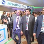 Governor Sindh Kamran Tessori visiting different stalls during 28th HVACR International Expo