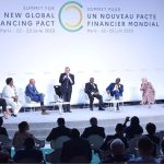 Prime Minister Muhammad Shehbaz Sharif addresses the round table discussion "Innovating with instruments and financing to address new vulnerabilities" at Summit for New Global Financing Pact being held in Paris