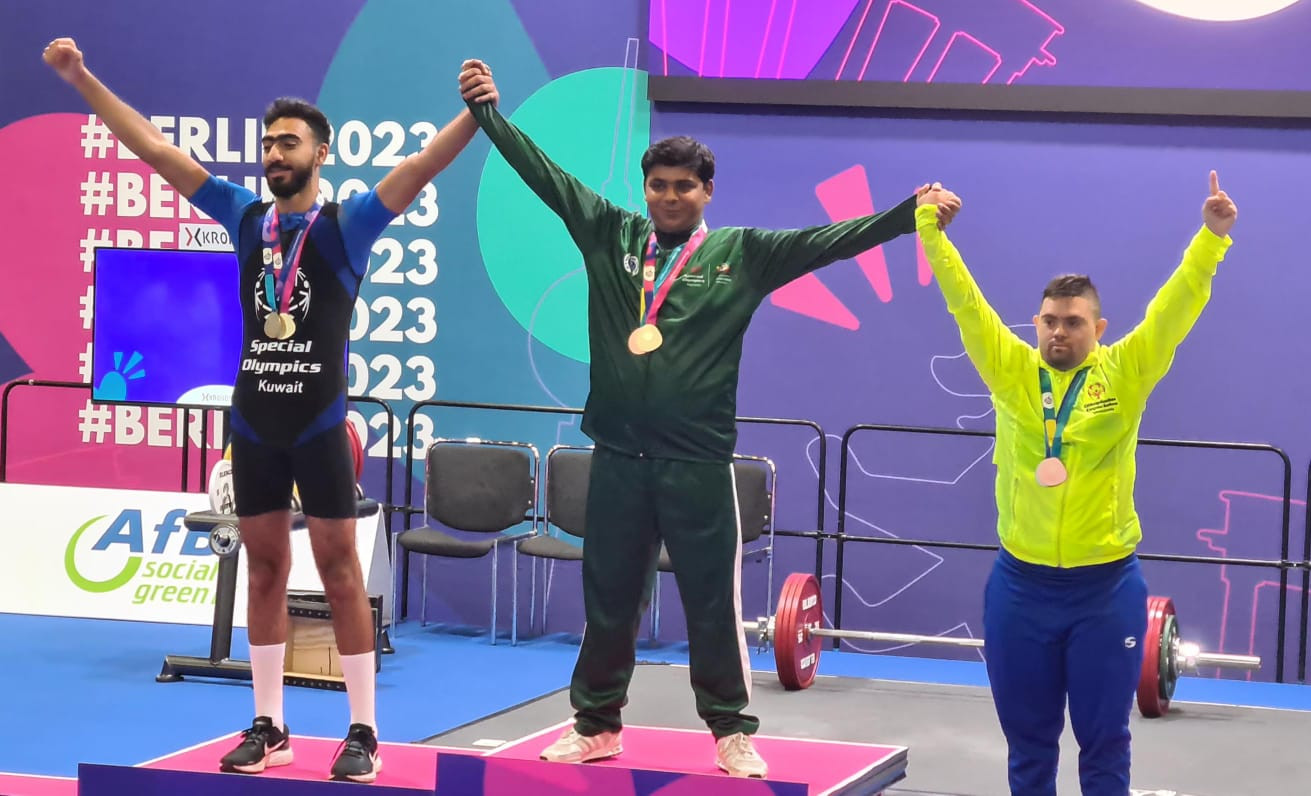 PM lauds Pakistani powerlifter Solangi for winning four medals in Special Olympics