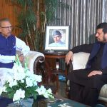 KP Governor, CM call on President