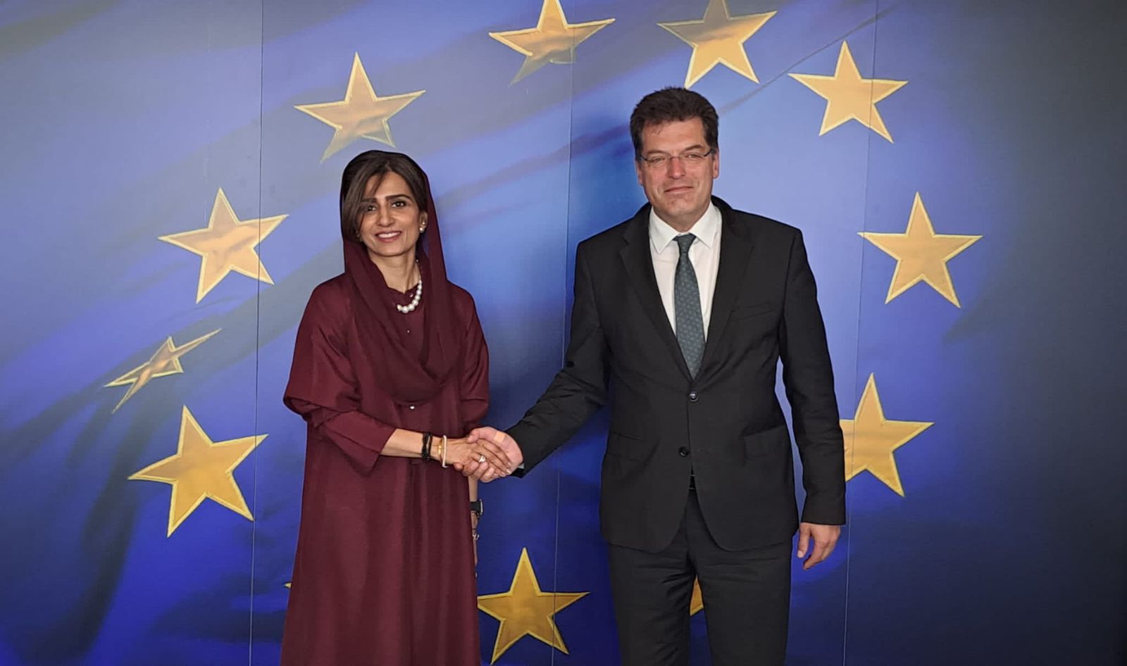 Hina Khar, EU commissioners discuss matters of bilateral relations