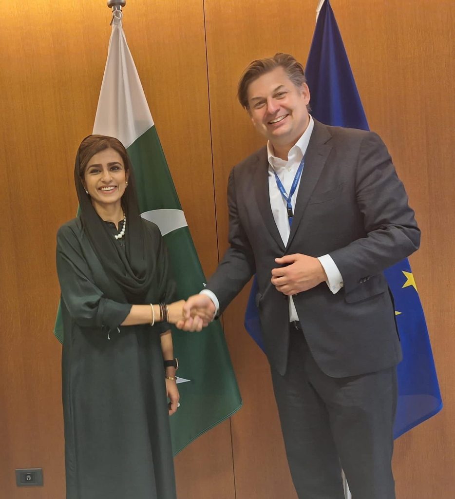 Hina Khar meets EU parliamentary members, discuss bilateral trade, parliamentary relations