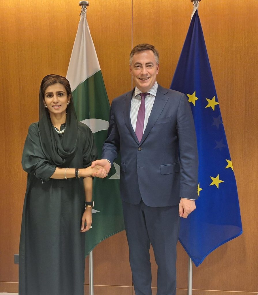 Hina Khar meets EU parliamentary members, discuss bilateral trade, parliamentary relations