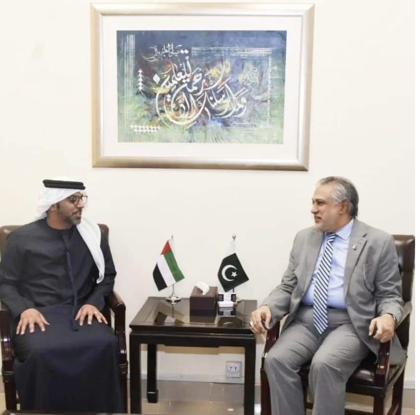 Pakistan, UAE discuss ways to strengthen economic cooperation