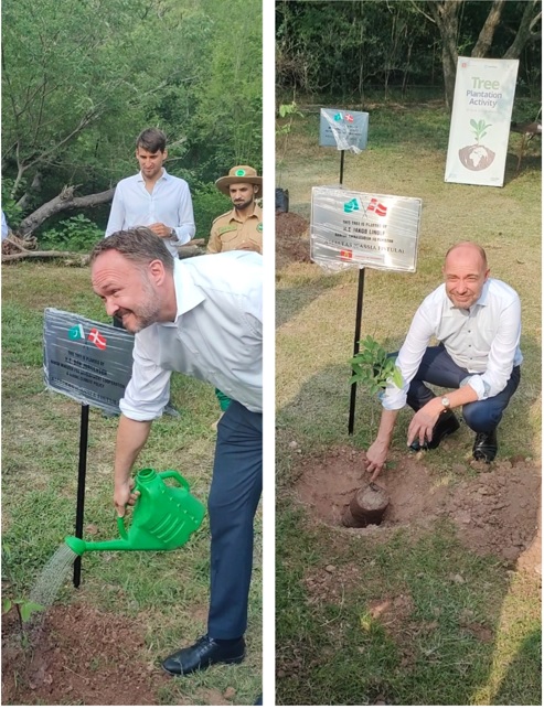 Danish Minister visits Trail-5, plants Amaltas Tree to highlight nature conservation