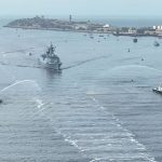 Newly Commissioned PNS Shahjahan arrives in Karachi