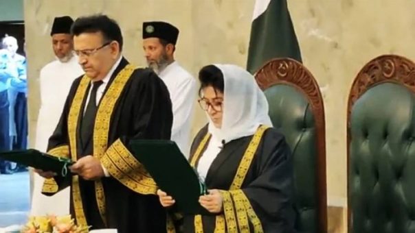 Justice Mussarat Hilali takes oath as SC judge