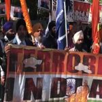 Sikh community holds protest against Modi government in front of UN Office