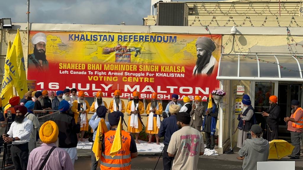 Over 42,000 Canadian Sikhs gathered in Malton for Khalistan Referendum after leader's assassination