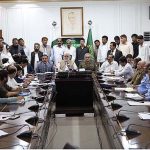 Murtaza Javed Abbasi, Federal Minister for Parliamentary Affairs/Minister Incharge Prime Minister’s Public Affairs & Grievances Wing attending “Open Kachari” at Commissioner Office