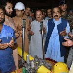 Interior Minister Rana Sana Ullah Khan offering ‘dua’ after inaugurating sui gas supply at Chak No. 4 JB Ram Diwali
