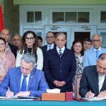 Swiss Foreign Minister Ignazio Cassis and Chairman NDMA Lt. Gen. Inam Haider Malik signed a Memorandum of Understanding between Pakistan & Switzerland to promote cooperation in the field of natural disasters management. Prime Minister Muhammad Shehbaz Sharif witnessed the signing ceremony