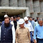 Prime Minister Muhammad Shehbaz Sharif visits the under-construction Nistar II Hospital
