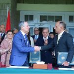 Swiss Foreign Minister Ignazio Cassis and Chairman NDMA Lt. Gen. Inam Haider Malik signed a Memorandum of Understanding between Pakistan & Switzerland to promote cooperation in the field of natural disasters management. Prime Minister Muhammad Shehbaz Sharif witnessed the signing ceremony