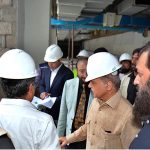 Prime Minister Muhammad Shehbaz Sharif visits the under-construction Nistar II Hospital