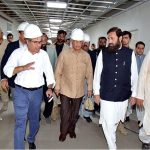 Prime Minister Muhammad Shehbaz Sharif visits the under-construction Nistar II Hospital
