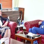Canadian High Commissioner Leslie Scanlon called on Federal Minister for Law and Justice Senator Azam Nazir Tarar