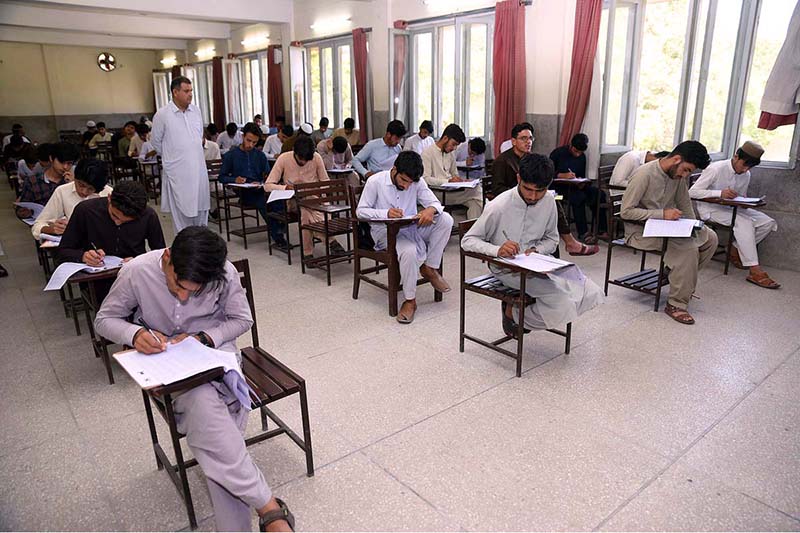 Matric students across KPK, participated in Goodwill and CUSIT Talent Scholarship Test held by Model Degree colleges