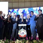 Prime Minister Muhammad Shehbaz Sharif launching the 19th edition of "My Karachi Expo