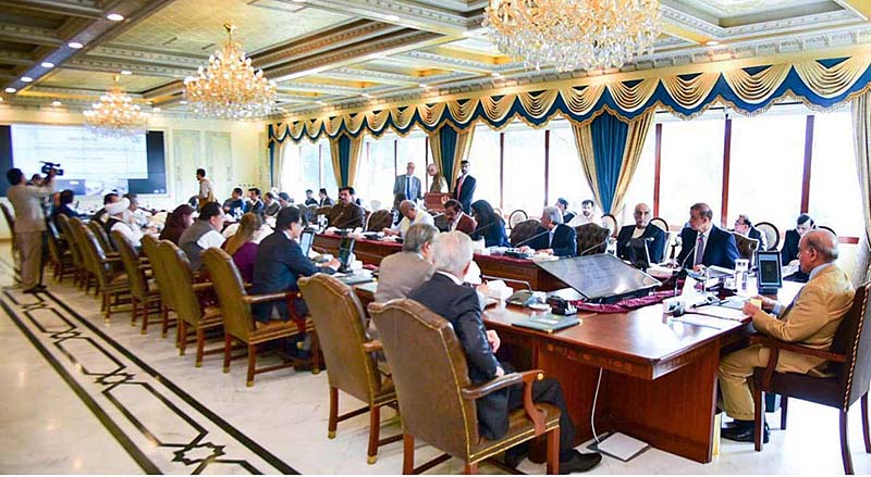 Prime Minister Muhammad Shehbaz Sharif chairs Federal Cabinet Meeting