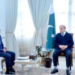 The Foreign Minister of Switzerland Ignazio Cassis calls on the Prime Minister Shehbaz Sharif in Governor House