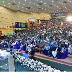 Prime Minister Muhammad Shehbaz Sharif addressing the PM's Youth Laptop and Youth Loans Scheme distribution ceremony at Bahauddin Zakaria University
