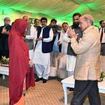 Prime Minister Muhammad Shehbaz Sharif acknowledging and lauding the female entrepreneurs who got successful with the help of Prime Minister's Youth Business and Agriculture Loan Scheme.