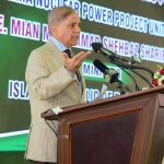 Prime Minister Muhammad Shehbaz Sharif addresses the groundbreaking ceremony of the 5th unit of Chashma Nuclear Power plant (C-5) in Chashma