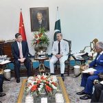 Prime Minister Muhammad Shehbaz Sharif and Vice-Premier of State Council of China, He Lifeng in tete-a-tete meeting at Prime Minister's House