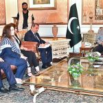 Ambassador of Azerbiajan to Islamabad Mr. Khazar Farhadov and CEO of SOCAR Ms. Mariam Almaszade called on Prime Minister Muhammad Shehbaz Sharif