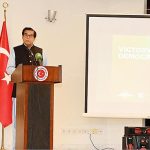 Speaker National Assembly Raja Pervez Ashraf addressing to the participants of Commemoration Ceremony and Turkiye Democracy and National Unity Day