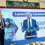Federal Minister for Education, Professional Training, Rana Tanveer Hussain addressing a launching ceremony of Inclusive Learning Center at IMS for boys G-11/2
