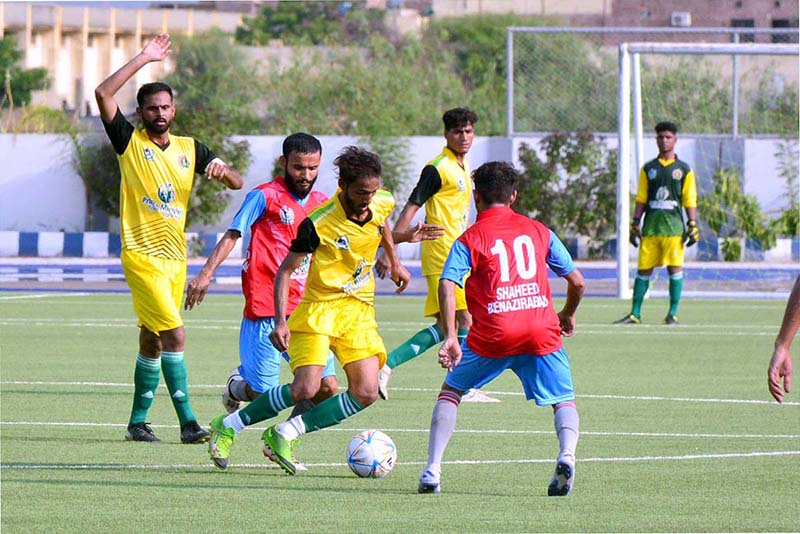 Women Players of range during the march past in the opening ceremony of Prime Minister’s talent hunt youth sports league at Public School Ground
